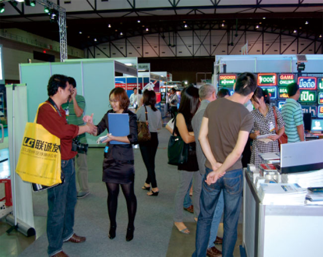 第八届泰国国际广告标识博览会多宝电竞展位