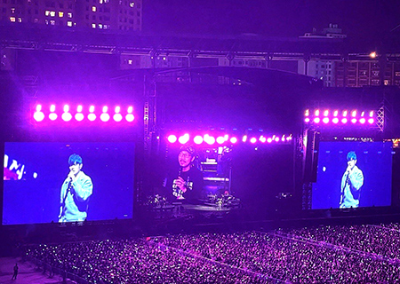 多宝电竞LED显示屏和荧光棒燃爆周杰伦呼和浩特演唱会（第二场）