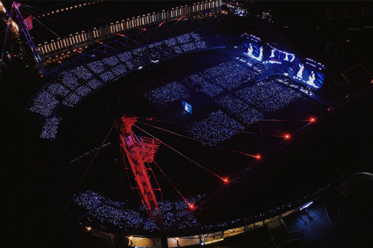 又一舞台奇迹！多宝电竞LED锥形屏燃爆2024张韶涵巡演现场 